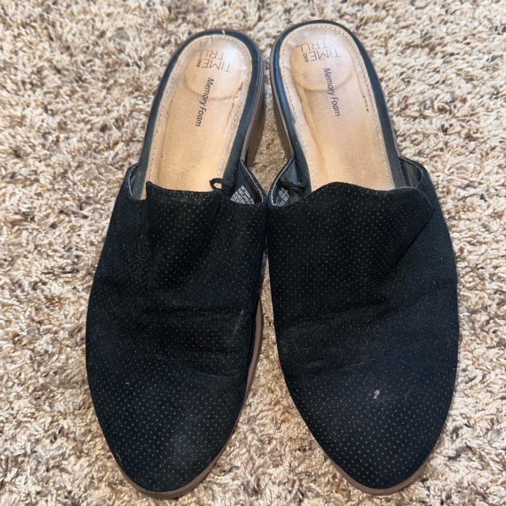 Walmart Slip on with a Tiny Heel Mules